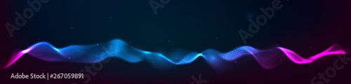 Music abstract background. Equalizer for music, showing sound waves with musical waves, the concept of a music equalizer vector.