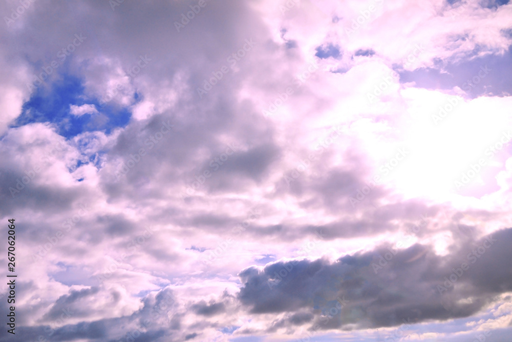Obraz premium blue sky with clouds