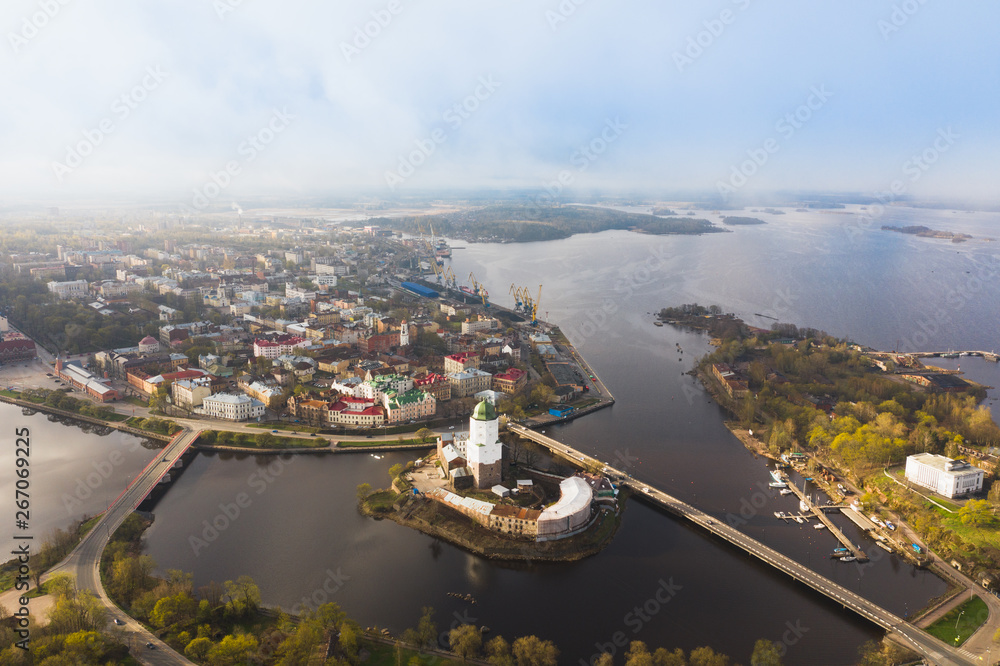 Vyborg to see from a height