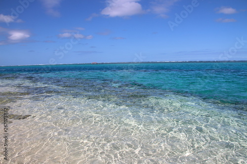 Crystal clear water on Mystery Island