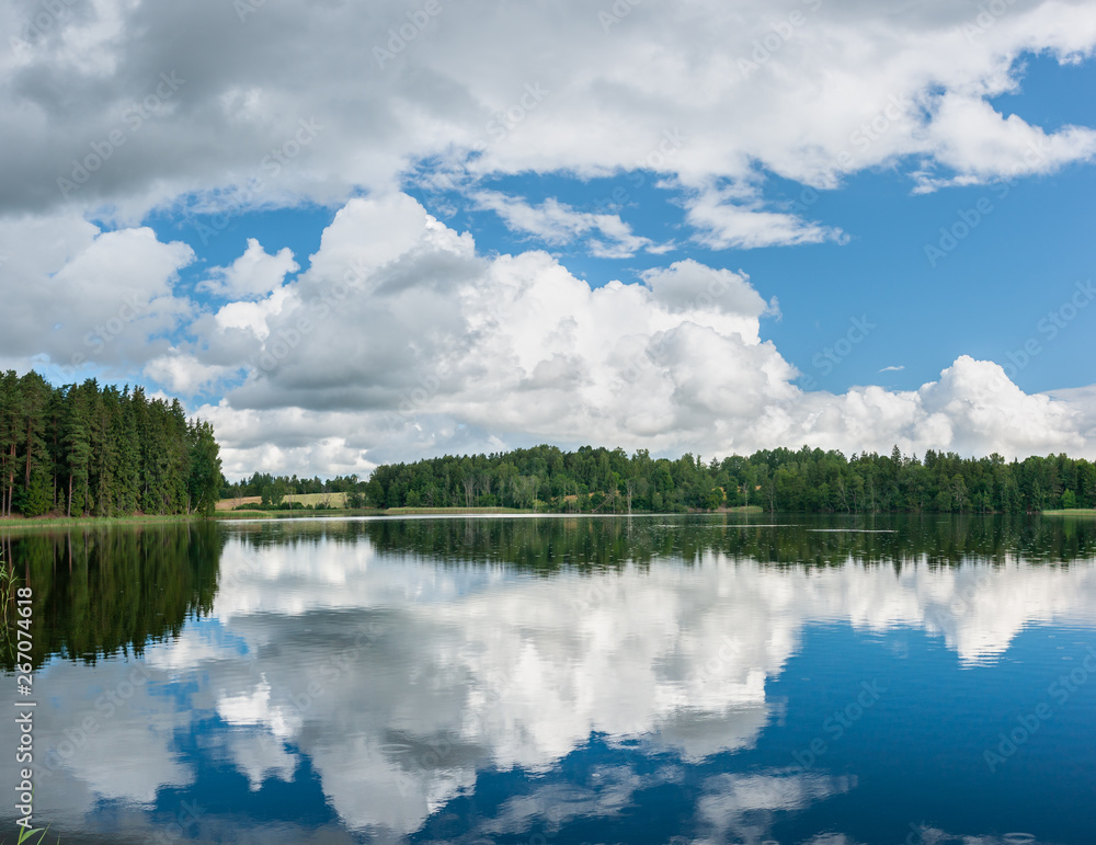  Lake Dridzs in the Latvia. 