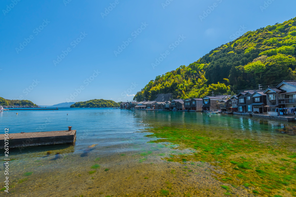 Naklejka premium 京都府 伊根町