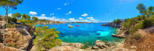 Mallorca Spain Cala Fornells Mediterranean Sea landscape panorama