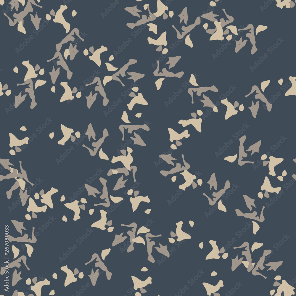 Urban camouflage of various shades of beige, grey and blue colors Urban camouflage of various shades of beige, grey and blue colors