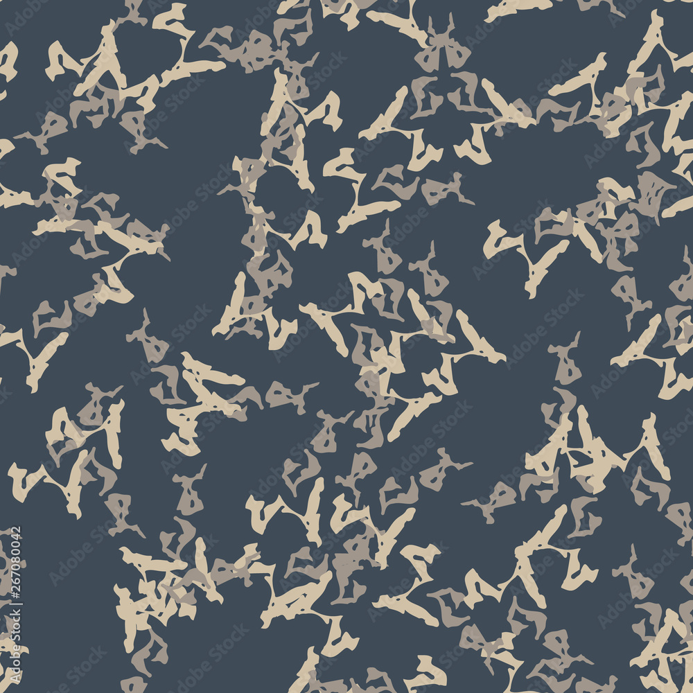 Urban camouflage of various shades of beige, grey and blue colors Urban camouflage of various shades of beige, grey and blue colors