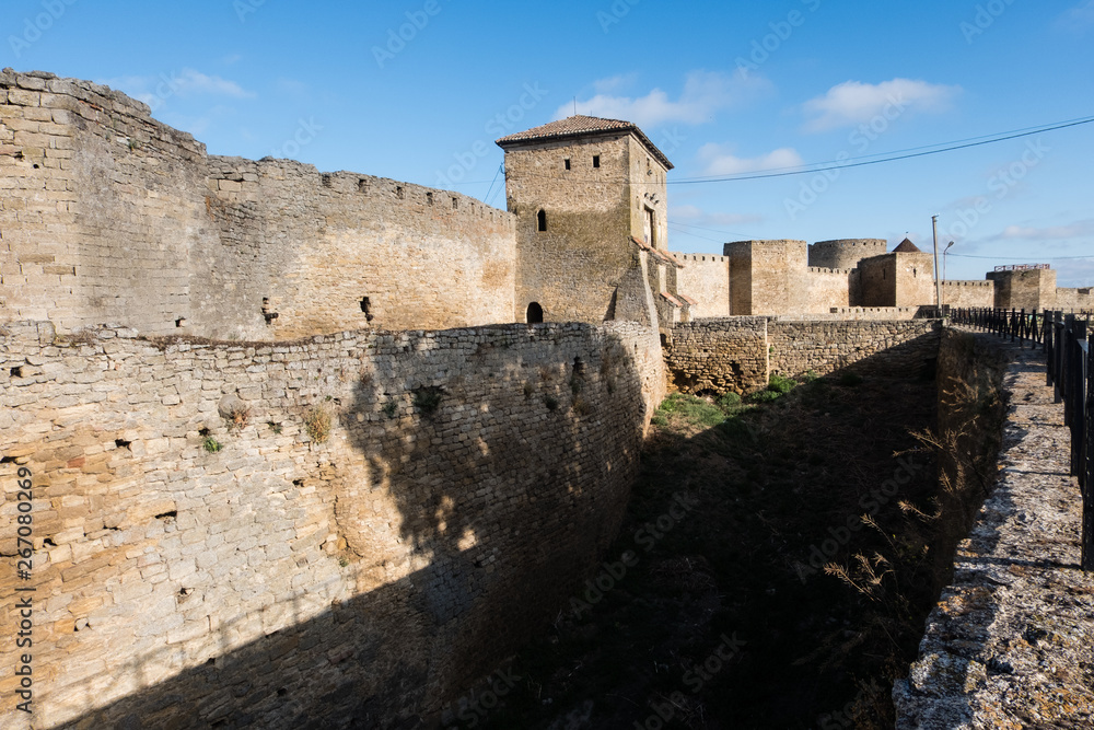 Akkerman fortress on the bank of the Dniester estuary, Odessa region