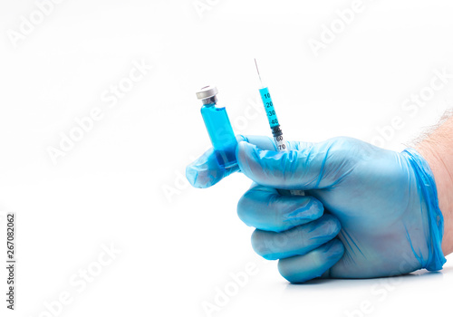 Vaccine Flu, Hepatitis A, B, HPV, Polio, Rabies, rubella, mumps, measless vaccine vaccine shot drug medical concept