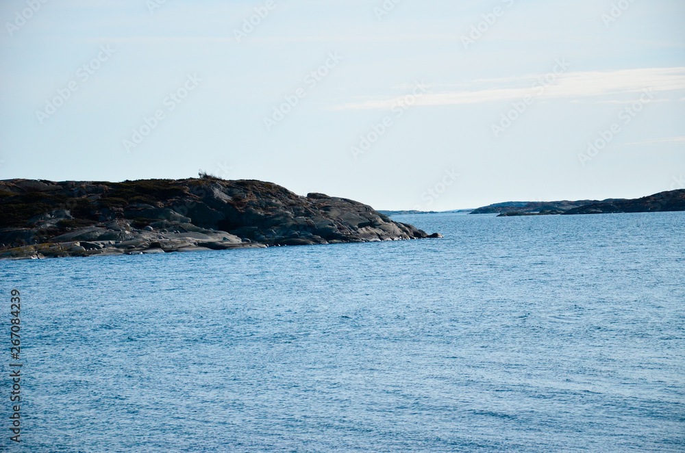 Beautiful Swedish ocean, scenic west coast, recreation concept. Beautiful Swedish ocean, scenic west coast, recreation concept.