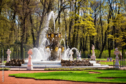 "Summer garden" park in Saint Petersburg Russia