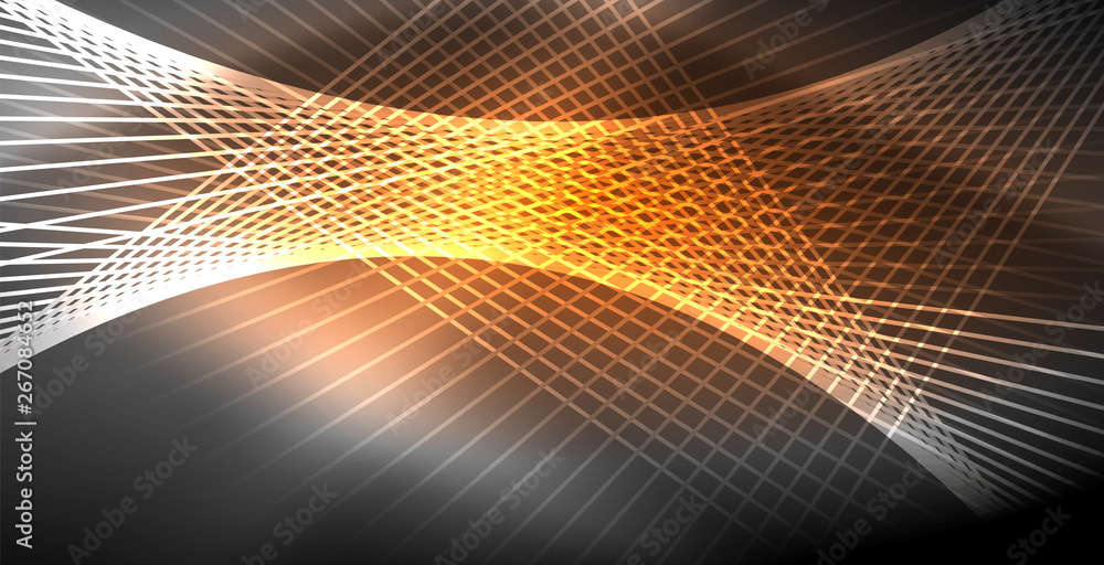 Neon glowing lines, magic energy space light concept, abstract background wallpaper design Neon glowing lines, magic energy space light concept, abstract background wallpaper design