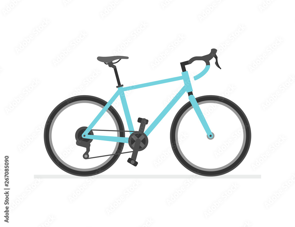 Road Bike. isolated on white background Road Bike. isolated on white background
