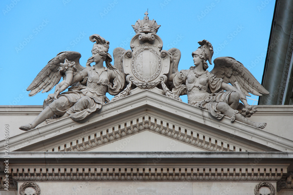 Obraz premium theater (burgtheater) in vienna (austria)