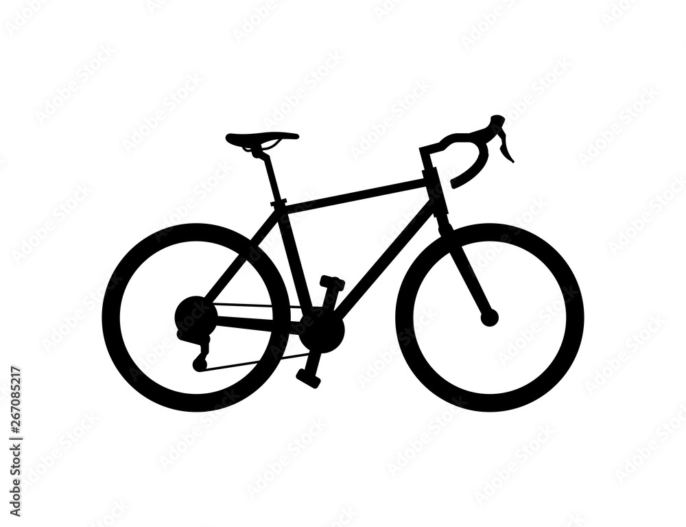 Road Bike. isolated on white background Road Bike. isolated on white background