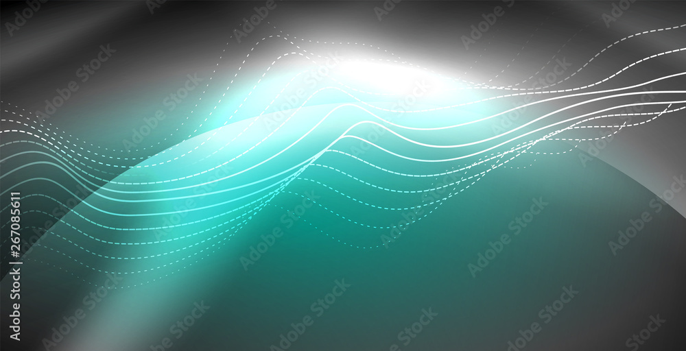 Neon lines shiny glowing background Neon lines shiny glowing background