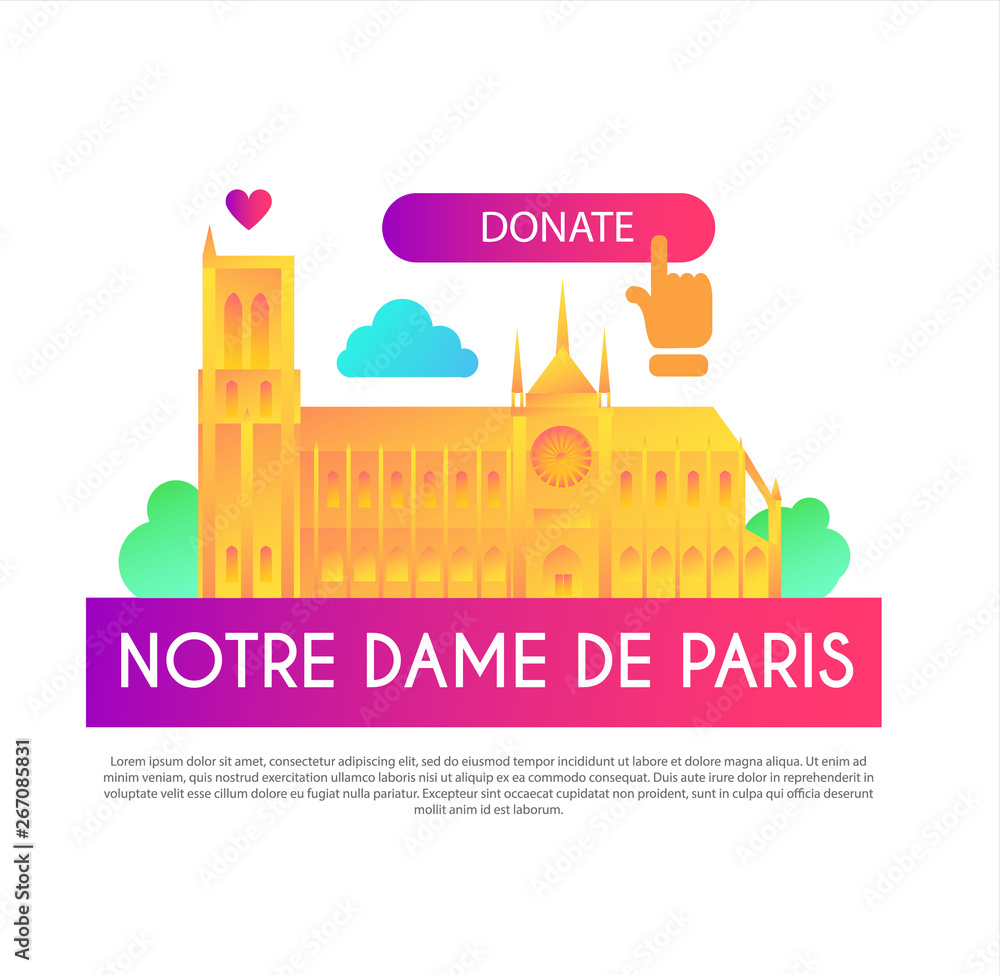 Notre Dame de Paris Reconstruction Design. Save Culture. Cathedral after Fire. Donate for Renovation. Notre Dame de Paris Reconstruction Design. Save Culture. Cathedral after Fire. Donate for Renovation.