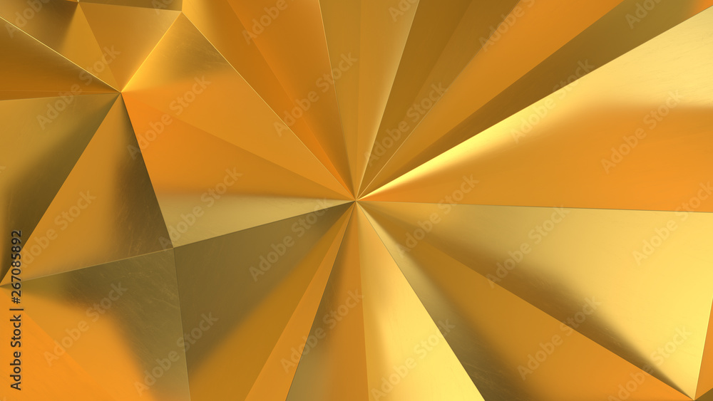 Gold Low poly triangle, trigon, triangular background. abstract golden geometric crystals. Minimal quartz, stone, gems. Gold Low poly triangle, trigon, triangular background. abstract golden geometric crystals. Minimal quartz, stone, gems.