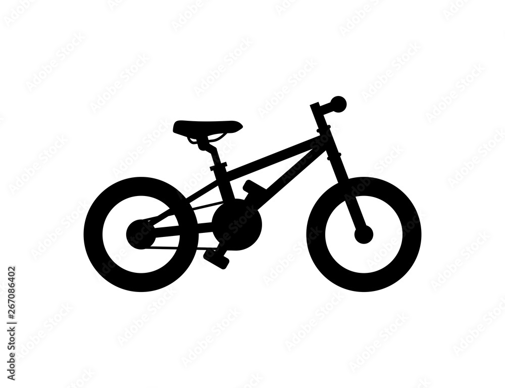 Fototapeta premium Kids Bike. isolated on white background