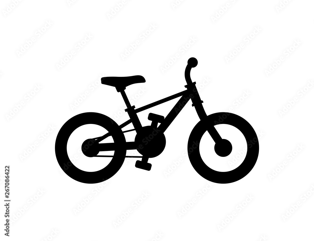 Fototapeta premium Kids Bike. isolated on white background