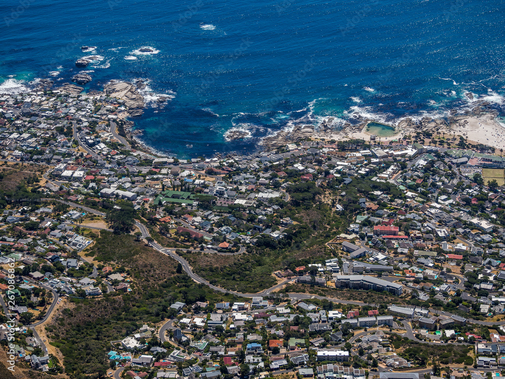 The view of camps bay from table mountain