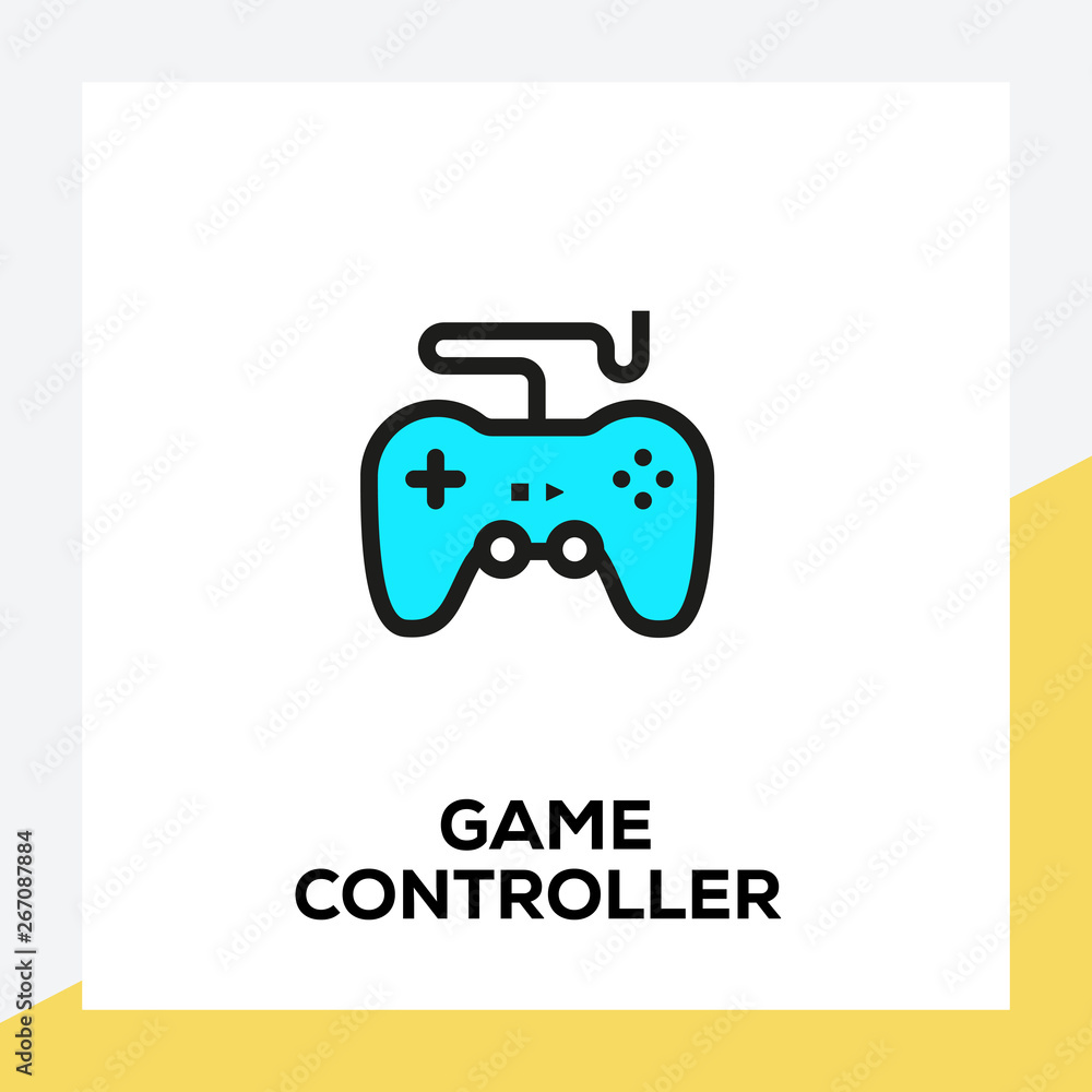 GAME CONTROLLER LINE ICON SET GAME CONTROLLER LINE ICON SET