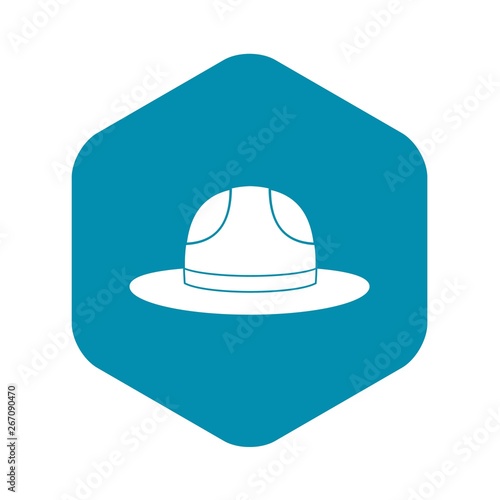 Canadian hat icon. Simple illustration of Canadian hat vector icon for web