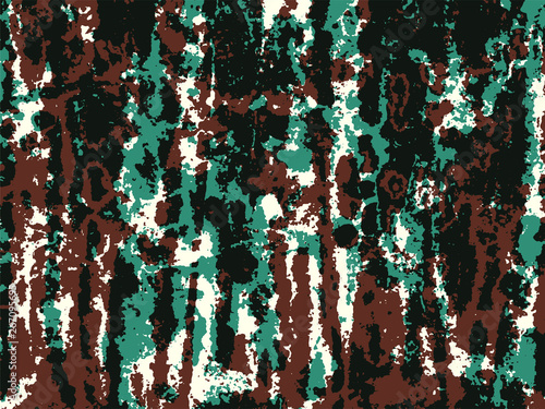 Abstract grunge vector background. Color handcrafted composition of irregular graphic elements.