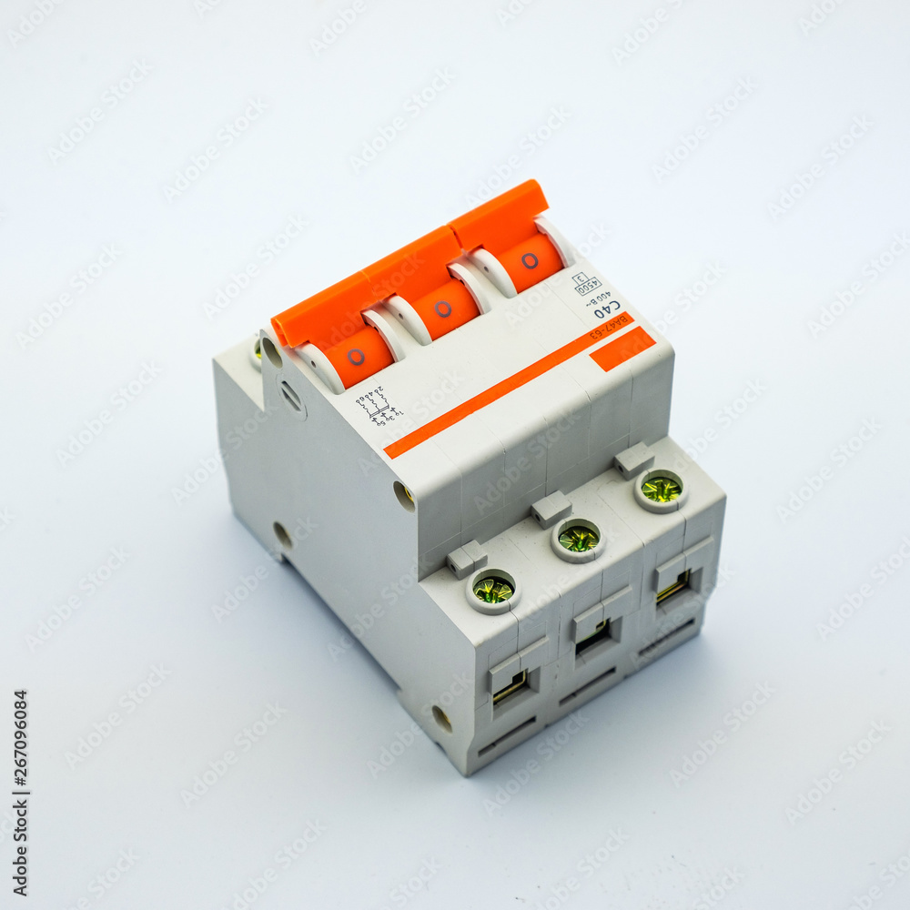 Electric switch concept isolated on white background. A photo of an electrical device, perfect for filling the catalog of a modern online store. Electric switch concept isolated on white background. A photo of an electrical device, perfect for filling the catalog of a modern online store.
