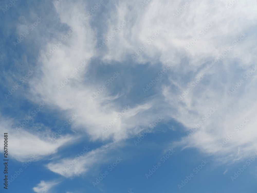Blue sky with clouds Blue sky with clouds
