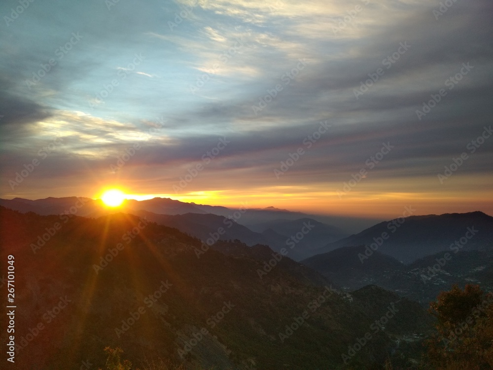Sunrise from Nainital