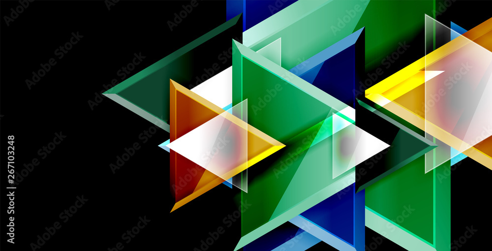 Triangle abstract background Triangle abstract background