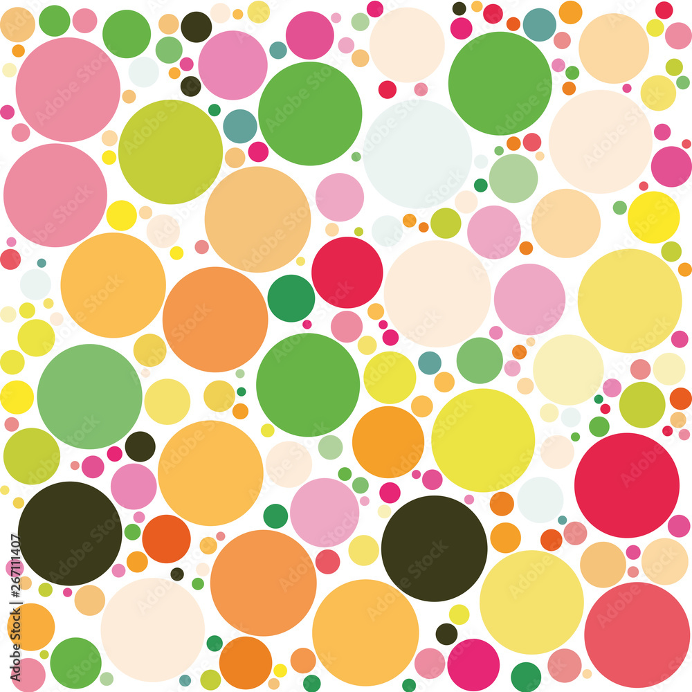 Abstract Colorful Dots Background Design