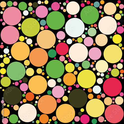 Abstract Colorful Dots Background Design