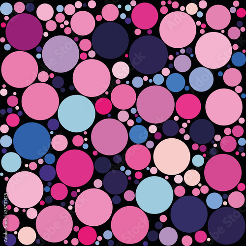 Abstract Colorful Dots Background Design