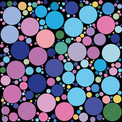 Abstract Colorful Dots Background Design