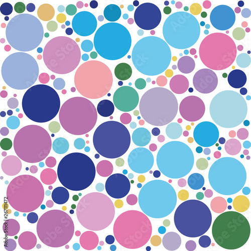Abstract Colorful Dots Background Design