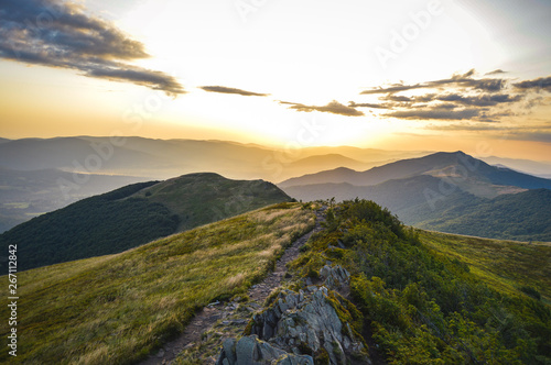 Fototapeta Naklejka Na Ścianę i Meble -  Panorama Bieszczad 