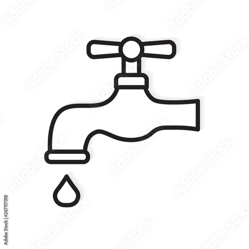 water tap icon- vector illustration