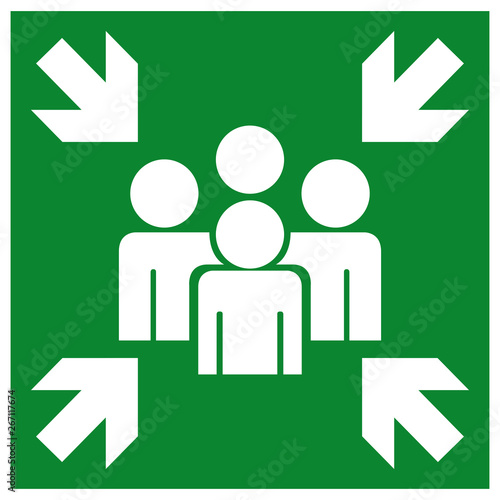 Muster Point Symbol Sign, Vector Illustration, Isolated On White Background Label .EPS10