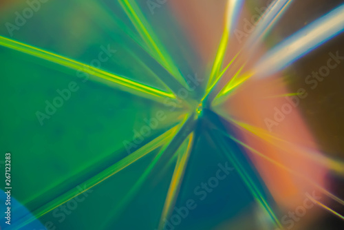 Game of Light in a crystal pyramid