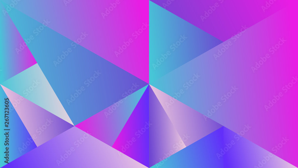 Geometric minimal dynamic abstract gradient triangle mosaic background - polygonal multicolored vector design Geometric minimal dynamic abstract gradient triangle mosaic background - polygonal multicolored vector design