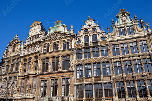 Buildings on Grand Place in Brussels