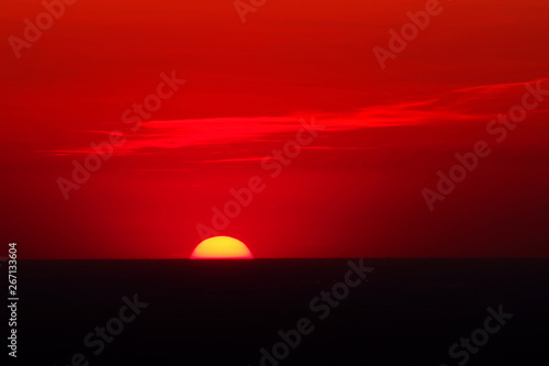 Beautiful sunset image background © Rechitan Sorin