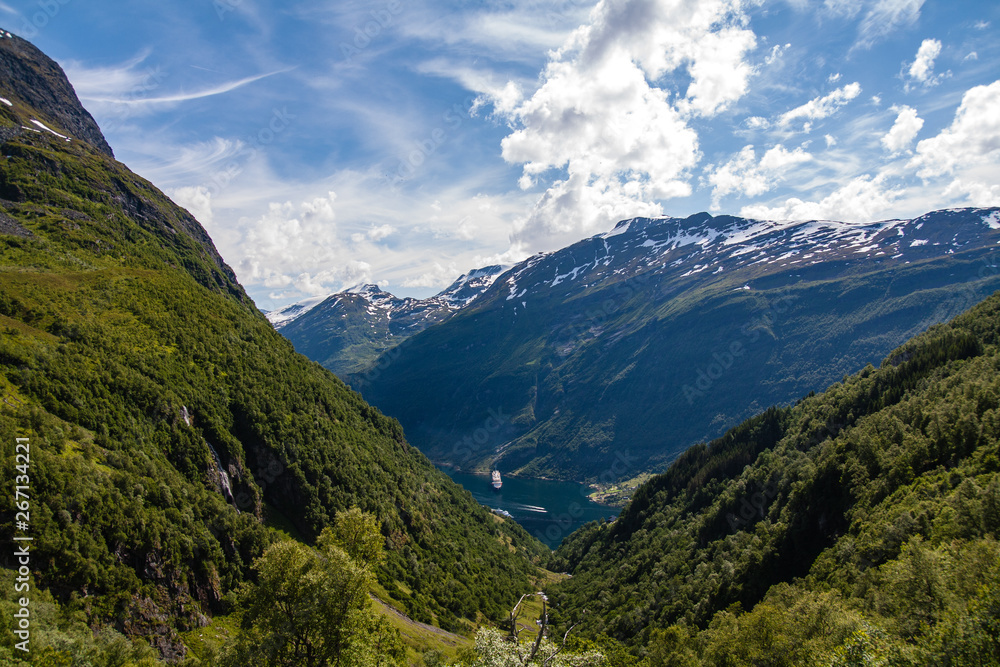 landscape in the alps landscape in the alps