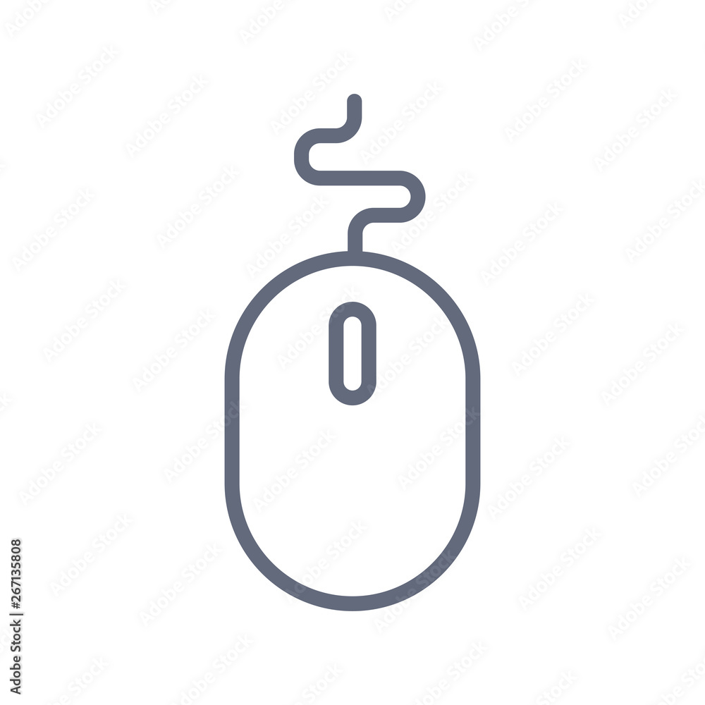 Computer mouse icon. Vector icon on white background Computer mouse icon. Vector icon on white background
