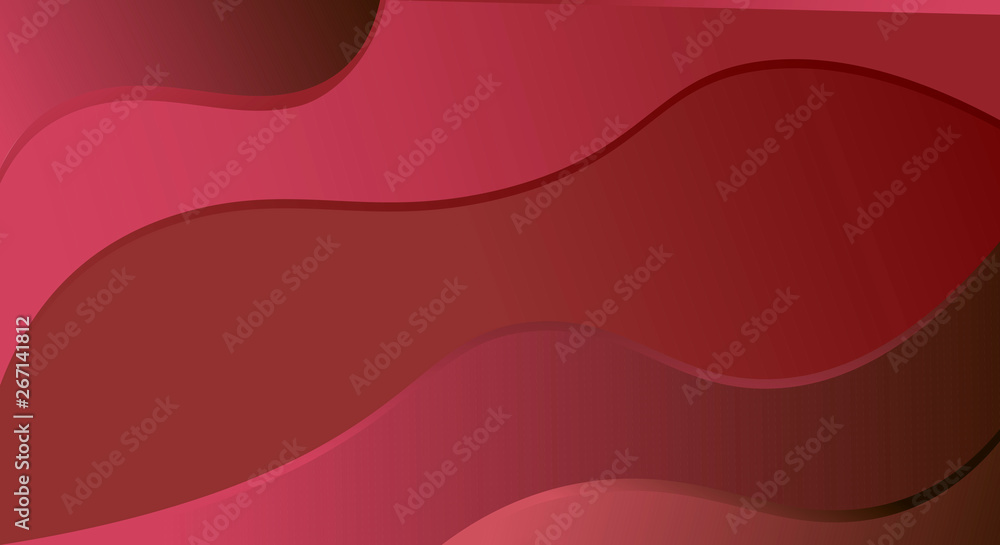 Red elements with fluid gradient. Red elements with fluid gradient.