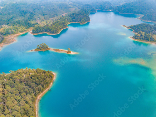 Wallpaper Mural Aerial view of the amazing Montebello turquoise lakes in Chiapas, Mexico Torontodigital.ca