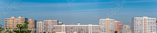 Foto Panorama d'immeubles d'habitation de banlieue