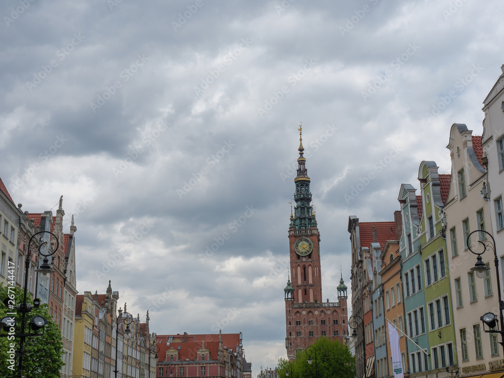 Obraz premium die Altstadt von Danzig in Polen