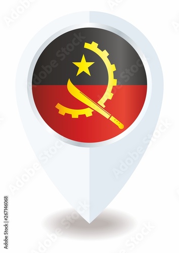 Free Download Flag of Angola, Republic of Angola. Template for award design, an official document with the flag of Angola. Bright, colorful vector illustration. - GFXLoad