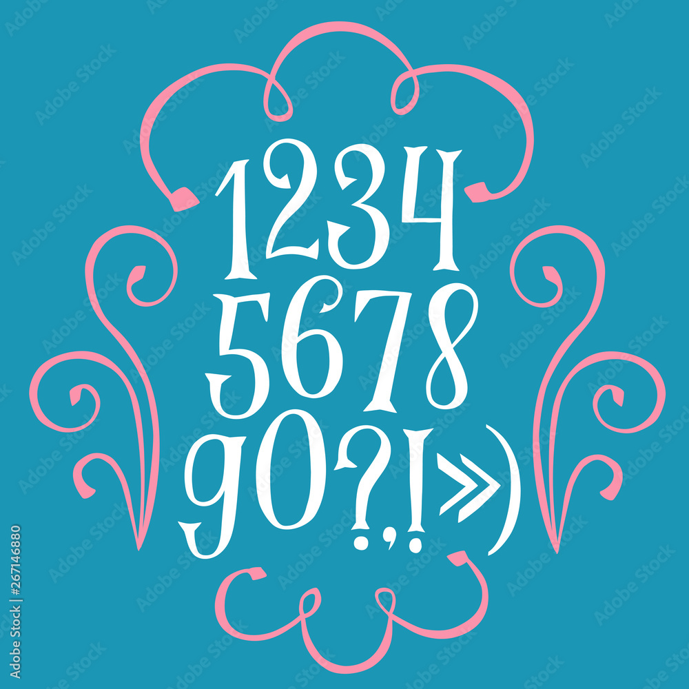 Obraz premium Decorative vector figures